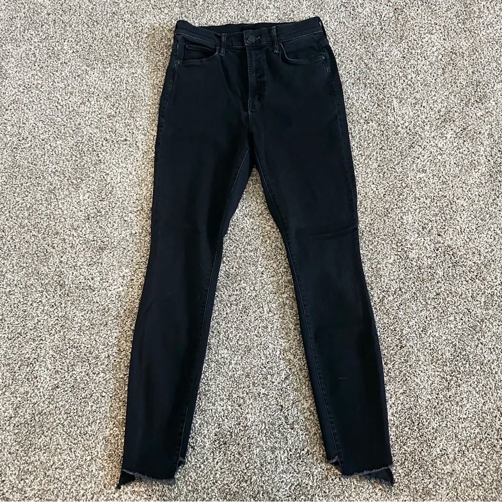 Mother’s The Stunner Zip Two Step Fray Jeans 